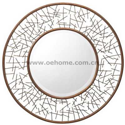 8521 Metal decorative wall mirrors for Hosipitality